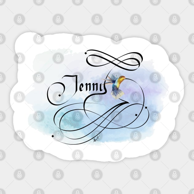 Jenny female name Sticker by AhMath